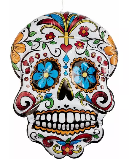 Inflatable Day of the Dead Skull 100 cm
