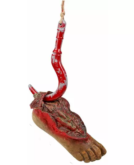 Hanging decoration hook bloody foot 60 x 20 cm