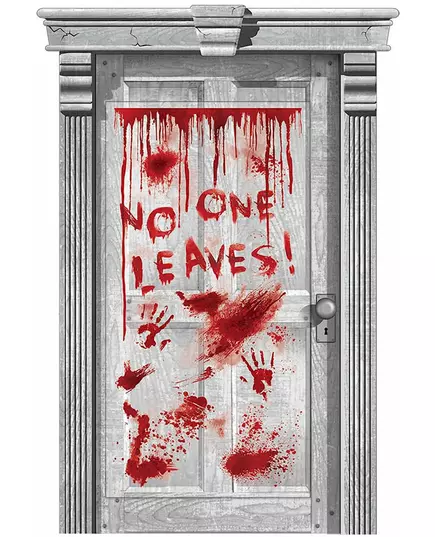Bloody Door Decoration 165 x 85 cm