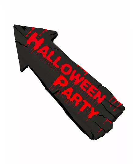 Halloween-fest med pil, veggdekorasjon 57 x 19 cm