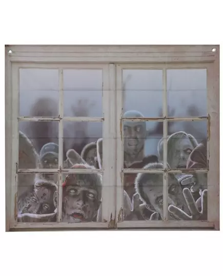 Zombie vindusdekorasjon 80 x 90 cm
