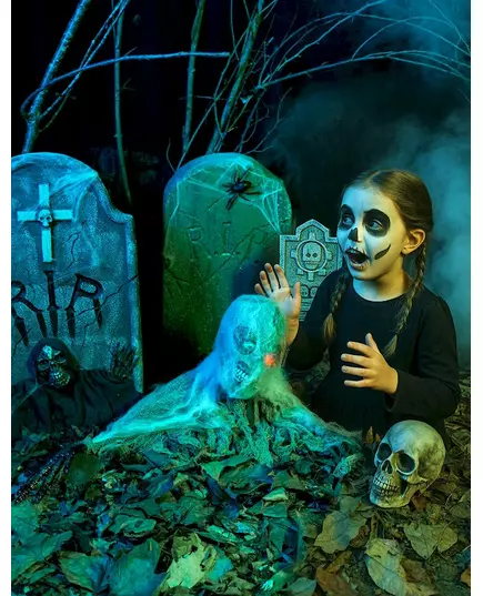 Animated zombie Halloween decoration