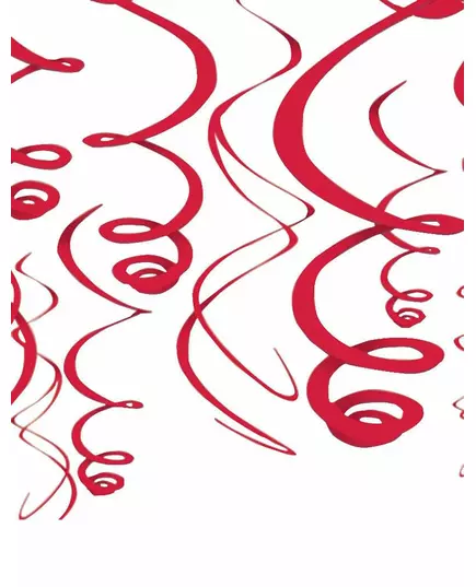 Red hanging decorations