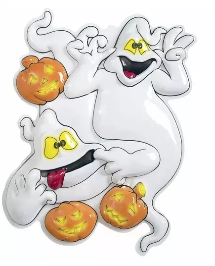 Halloween Ghosts and Pumpkins Wall Decor