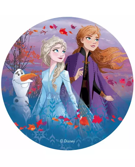 Frost 2 Anna, Elsa og Olaf 20 cm kjeksplate