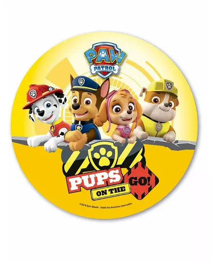 Gul Paw Patrol kjeksplate 20 cm