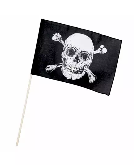 Piratflagg på spyd 30 x 45 cm