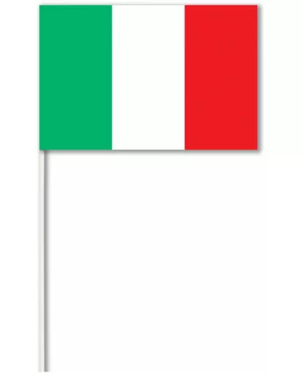 Italias papirflagg 14 x 21 cm