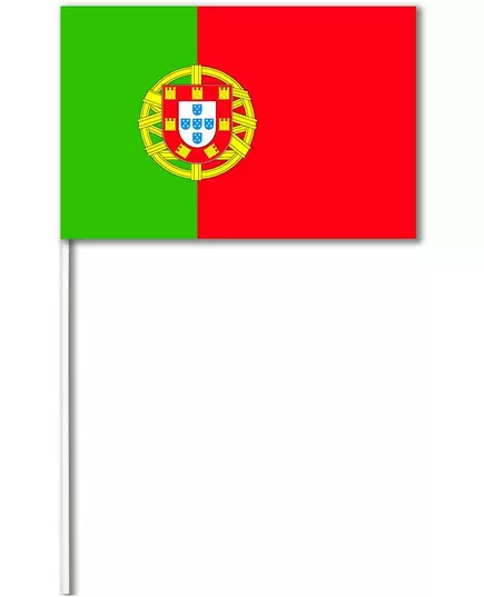Portugals papirflagg 14 x 21 cm
