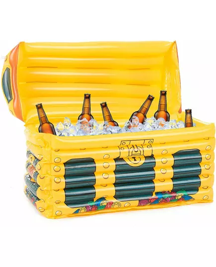 Inflatable adult chest cooler