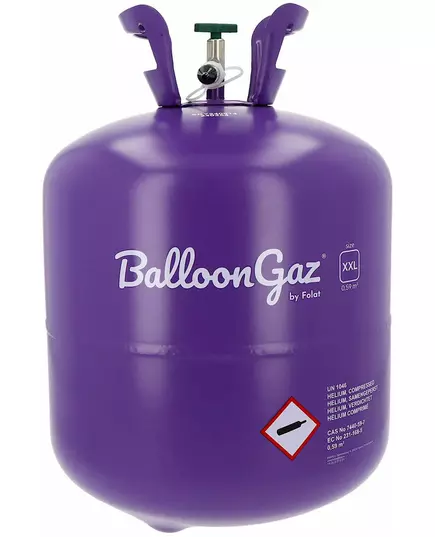 Stor heliumflaske for opptil 85 ballonger