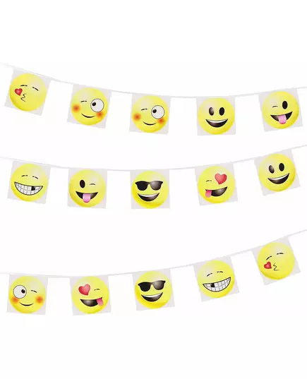 Imoji-emosjonsfigur-girlander 8 m