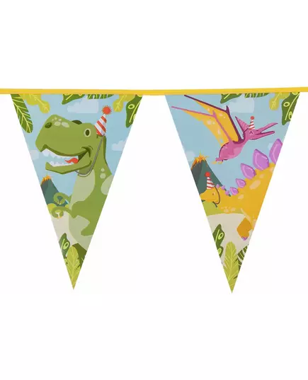 Dino Party vimpel Girlander 6m