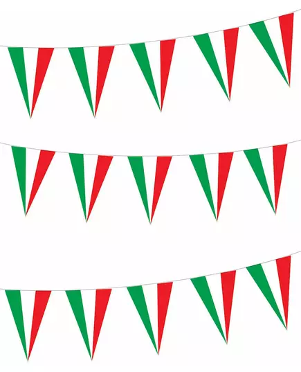 Italian flag garland 5 m