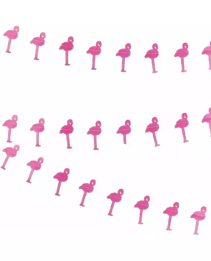 3m liten rosa flamingo-girlander