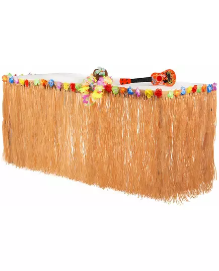 Hawaii table skirt beige 2.74 m x 71 cm