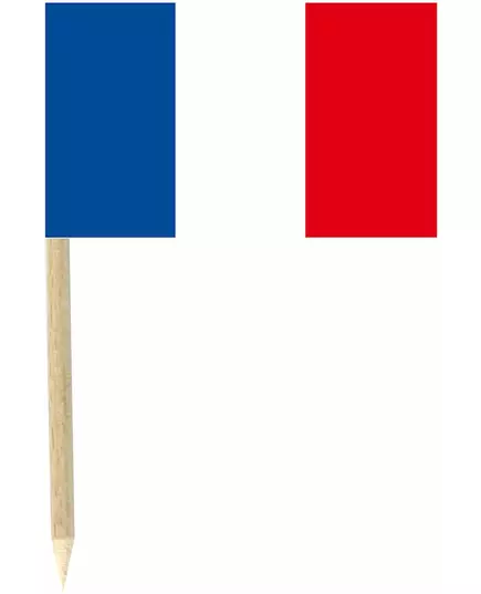 Pack of 50 mini-spike flags of France