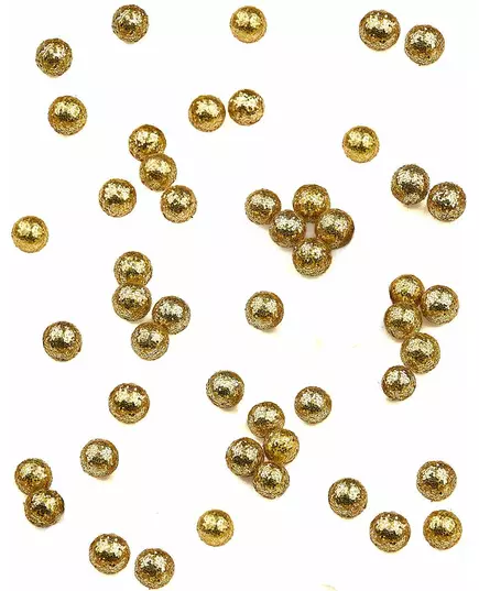 Mini gullglitterkuler 8 mm 10 gr