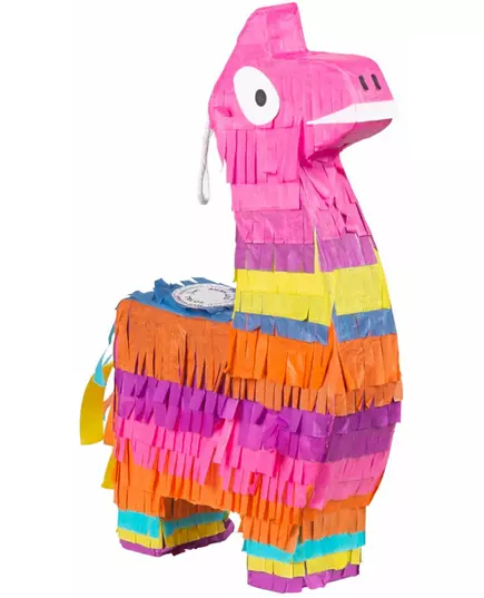 Mini flerfarget lama piñata 23 x 13 cm