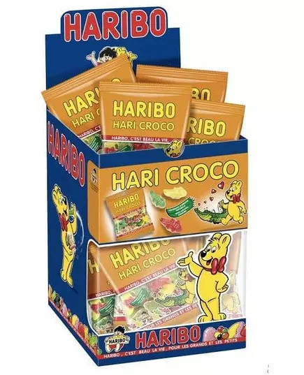 Mini bag of Haribo crocodile sweets