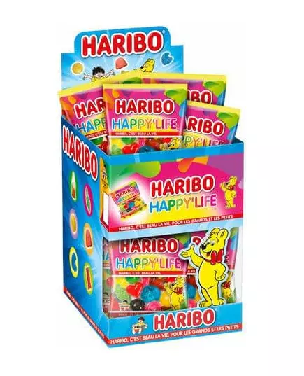 Minipose med Haribo Happy Life-godteri