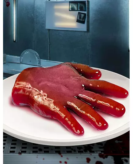 Hand-shaped jelly mold 27 x 17 cm