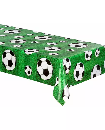 Football plastic tablecloth 120 x 180 cm