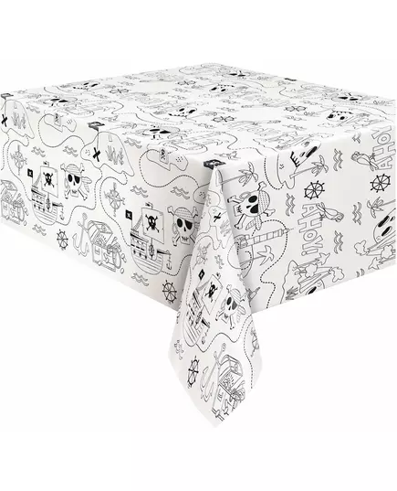 Pirate Treasure Map Paper Tablecloth 137 x 213 cm