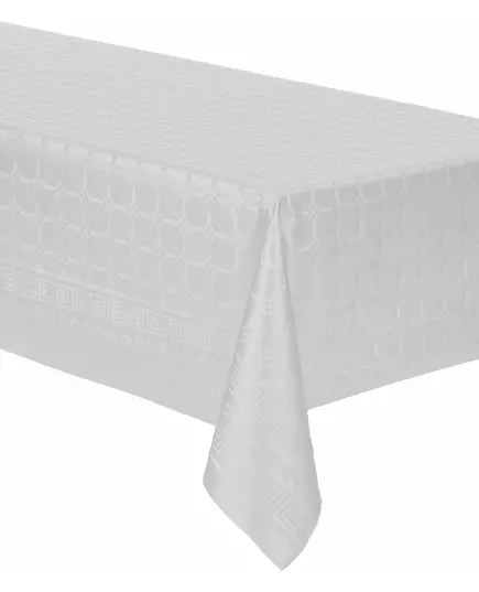 White damask paper roll tablecloth 6 m