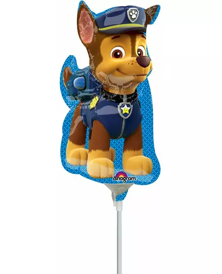 Liten Chase Paw Patrol folieballong 27 cm