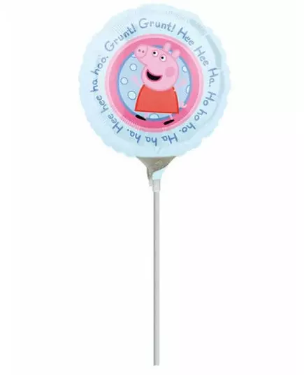 Liten Peppa Gris aluminiumsballong 23 cm