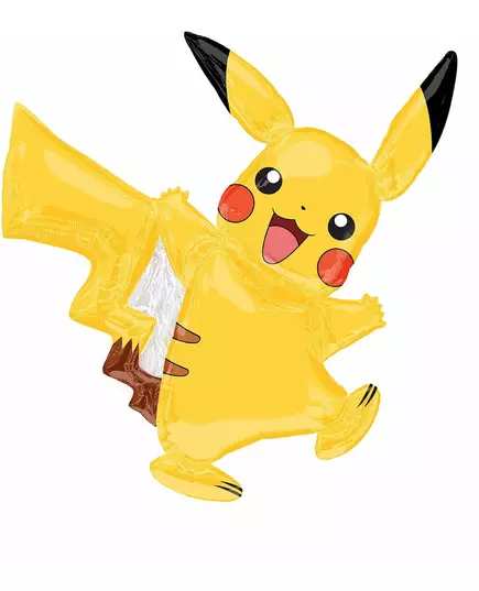 Liten Pikachu Pokémon aluminiumsballong 27 x 33 cm