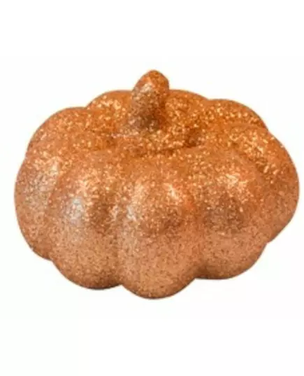Lite oransje glittergresskar 6,5 cm