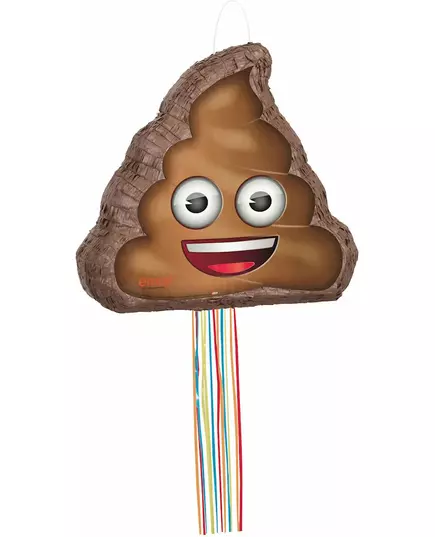 3D Emoji Bæsj Pinata 45 cm