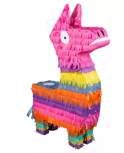 Flerfarget lama piñata 58 x 35 cm