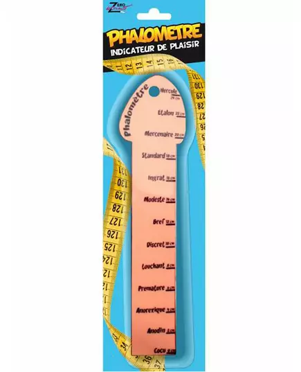 Humoristisk regel penis falometer