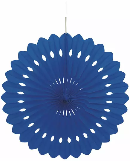 Midnattsblå papirrosett 40 cm