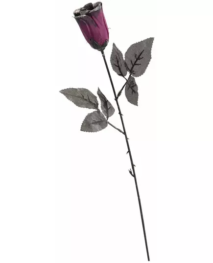 Svart og lilla glitterrose
