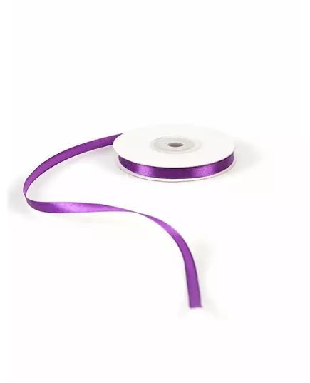 Purple satin ribbon 0.6 cm x 25 m