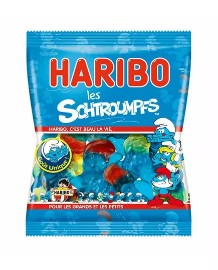 Haribo Smurfene Godteripose 120g.