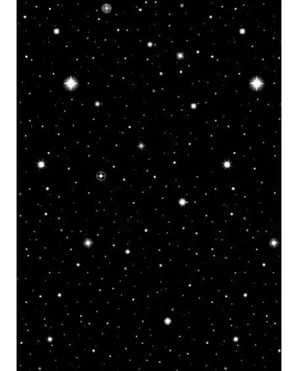 Veggdekor med stjernehimmel 1,2 x 12,2 m