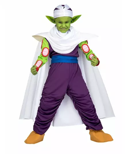 Piccolo Dragon Ball barnekostymesett med sminke