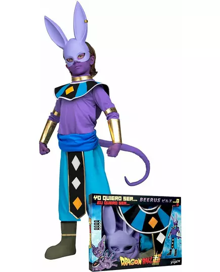 Kostymeboks med Beerus Dragon Ball-maske for barn