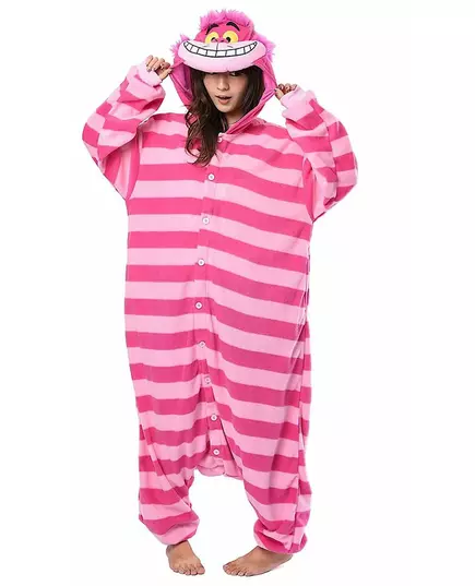 Alice i Eventyrland Cheshire Cat Kigurumi Onesie for Voksne