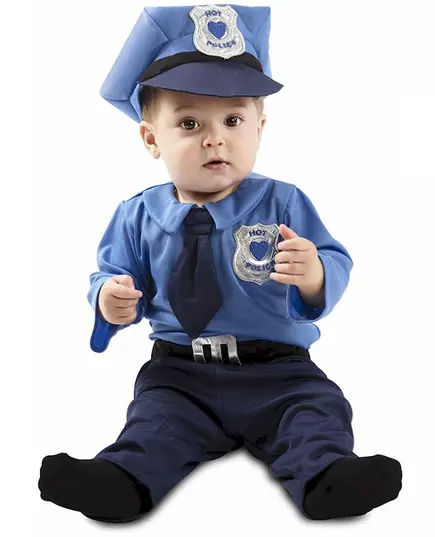 Baby politibetjentkostyme
