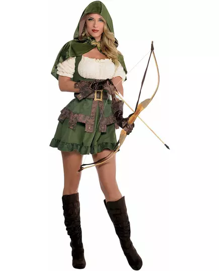Sexy archer costume for women, Size: Small