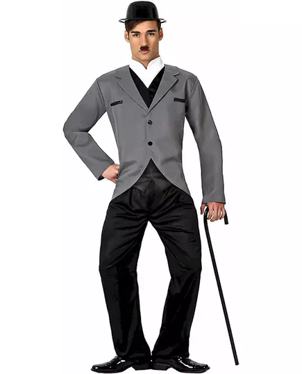 Men's street dancer charlot costume, Size: Medium/Large
