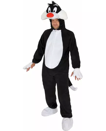 Klassisk Looney Tunes Sylvester-kostyme til voksne
