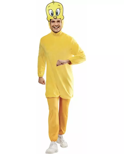 Klassisk Tweety Looney Tunes-kostyme til voksne, Størrelse: Large