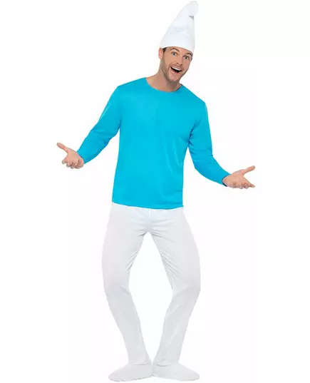 Adult Smurf Costume Large Size